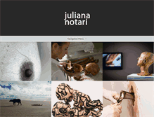 Tablet Screenshot of juliananotari.com